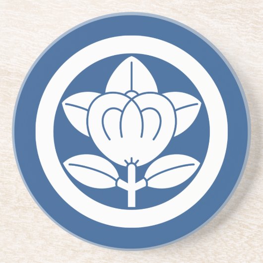 丸に橘 (六つ割り作図) UNTERSETZER (Vorne)