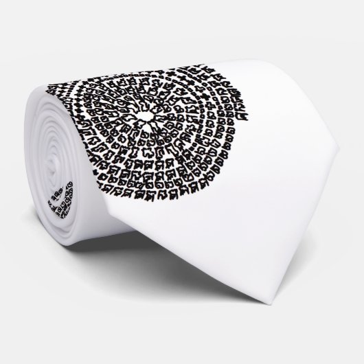 丸の中の猫と「縁結曼荼羅」 KRAWATTE (Gerollt)