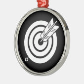 丸的に当たり矢 SILBERNES ORNAMENT (Links)
