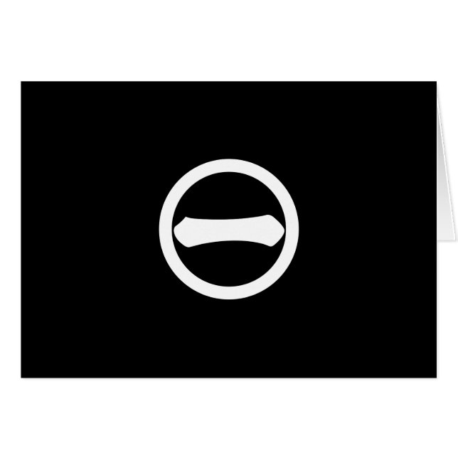 丸 に 一 の 字 (Vorderseite (Horizontal))