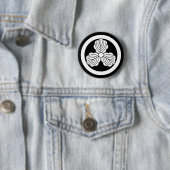 丸 に 三 つ 柏 BUTTON (Beispiel)