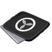 丸 に 土 ラ 柏 プ トプ佐 zu ケ. laptopschutzhülle (Vorne Knopf)