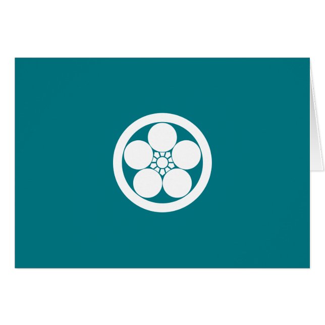 丸 に 梅 鉢 (Vorderseite (Horizontal))