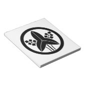 丸 に 立 沢 瀉 NOTIZBLOCK (angewinkelt)