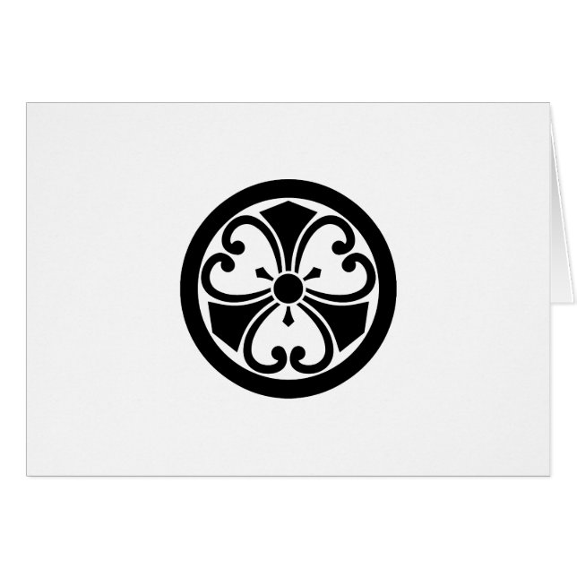 丸 に 蔓 剣 漿 草 酢 (Vorderseite (Horizontal))