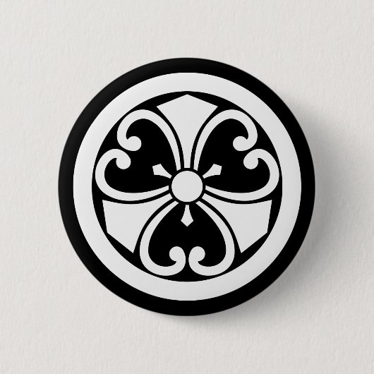 丸 に 蔓 剣 漿 草 酢 BUTTON (Vorderseite)
