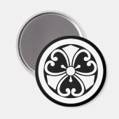 丸 に 蔓 剣 漿 草 酢 MAGNET (Vorderseite/Rückseite)