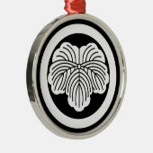 丸 に 蔦 SILBERNES ORNAMENT (Rechts)
