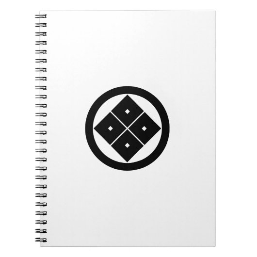 丸 に 隅 立 て 四 つ 目 NOTIZBLOCK (Vorderseite)