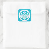 丸 五 三 QUADRATISCHER AUFKLEBER (Tasche)