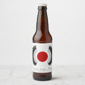 丹頂旗ビールラベルセット BIERFLASCHENETIKETT (Vorderseite)