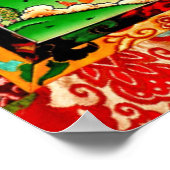 五 佛 與 財 神LINEAGE 5 BUDDHA YELLOW JAMBHALA Poster (Ecke)