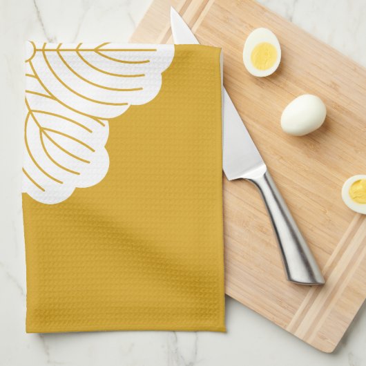 五 GESCHIRRTUCH (Viertel Falte)