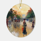 交通量の多いシャンゼリゼ KERAMIKORNAMENT (Links)