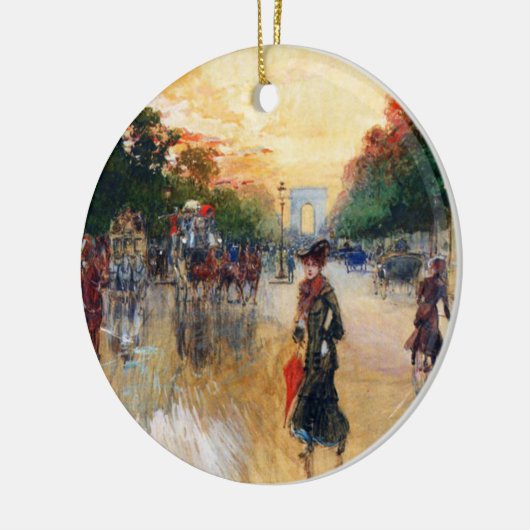 交通量の多いシャンゼリゼ KERAMIKORNAMENT (Links)