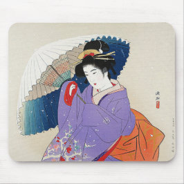伊東深水『吹雪』 MOUSEPAD