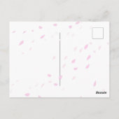 伝統的な日本の風景*春 POSTKARTE (Rückseite)