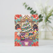 何 か 赤 毛, wenn die Nachfolger bei der nächsten と Postkarte (Stehend Vorderseite)