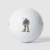 作品番号00005 「鋭角機」 GOLFBALL (Vorderseite)