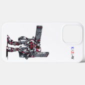 作品番号00010 「高出力荷粒子砲3連装2基装備の砲兵機」 Case-Mate iPhone HÜLLE (Rückseite (Horizontal))