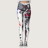 作品番号00010 「高出力荷粒子砲3連装2基装備の砲兵機」 LEGGINGS (Vorderseite)