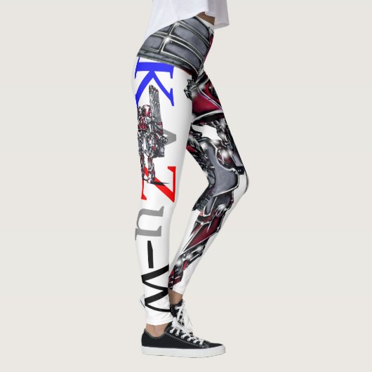 作品番号00010 「高出力荷粒子砲3連装2基装備の砲兵機」 LEGGINGS (Rechts)