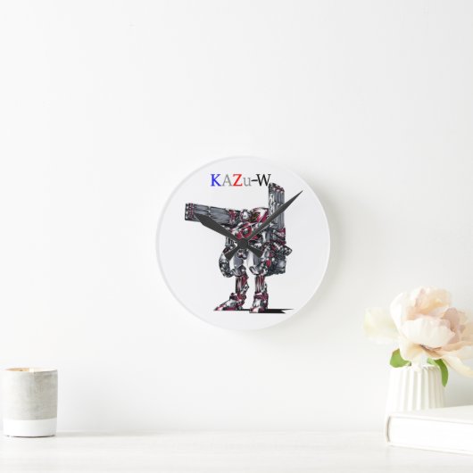 作品番号00010 「高出力荷粒子砲3連装2基装備の砲兵機」 RUNDE WANDUHR (Zuhause)