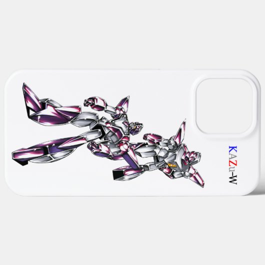 作品番号00012 「ヒーローロボ基本体」 Case-Mate iPhone HÜLLE (Rückseite (Horizontal))