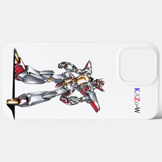 作品番号00014 「主人公用機体」 Case-Mate iPhone HÜLLE (Rückseite (Horizontal))