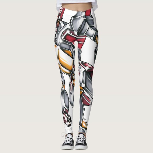 作品番号00014　「主人公用機体」 LEGGINGS (Vorderseite)