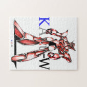 作品番号00016 「エース ロボ (Ace Robot)」パターン1 Puzzle (Horizontal)