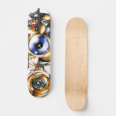 作品番号00017 「闇から点る希望の増幅装置」TypeA Skateboard (Vorderseite)