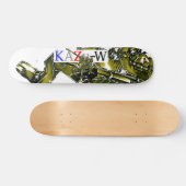 作 品号00013 "脚 歩番四行1 SKATEBOARD (Horizontal)