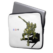 作 品 号00013 "四 脚 歩 LAPTOPSCHUTZHÜLLE (Vorderseite Links)