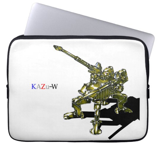 作 品 号00013 "四 脚 歩 LAPTOPSCHUTZHÜLLE (Vorderseite)