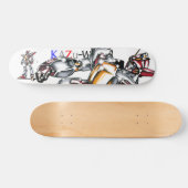 作 品 号 00004 "主 公番人"1 SKATEBOARD (Horizontal)