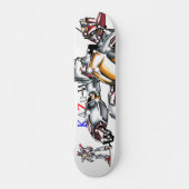 作 品 号 00004 "主 公番人"1 SKATEBOARD (Vorne)