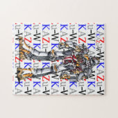 作 品 番00005 "鋭 角 機"2 "2" PUZZLE (Horizontal)