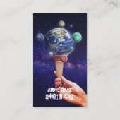 個性的なアーティストの VISITENKARTE (Rückseite)