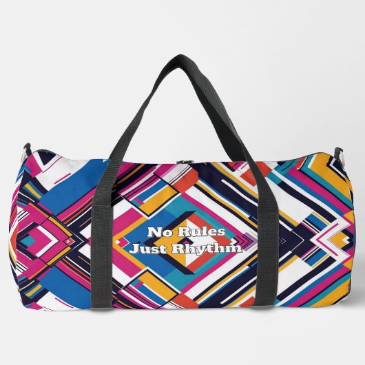 個性的なカラフルバッグ DUFFLE BAG (Vorderseite)