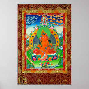 傳承黃財神 ABSTAMMUNGS-GELB JAMBHALA Plakat