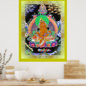 傳 承 黃 財 Lineage Yellow Jambhala Poster (Küche)