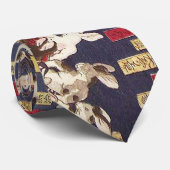 兎 相 撲, 芳 Sumo Rabbits, Yoshifuji, Ukiyo-e, Krawatte (Gerollt)