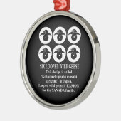 六 連 石 持 ち 地 抜 き ORNAMENT AUS METALL (Links)