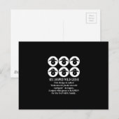 六 連 石 持 ち 地 抜 き POSTKARTE (Vorne/Hinten)