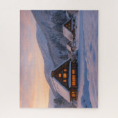 冬の白川郷 合掌造りの里/Winter Shirakawa-go: A Village of Gas Puzzle (Vertikal)