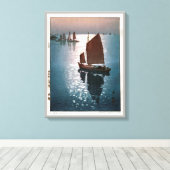 凪 静, 吉 博 Calm Wind, Hiroshi Yoshida, Woodcut Leinwanddruck (Insitu (Holzboden))