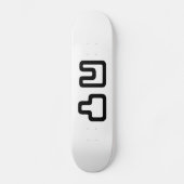 凸 凹 Dekoboko で こ ぼ こ Skateboard (Vorderseite)