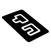 凹 凸 Outotsu お う つ と Magnet (Rechte Seite)