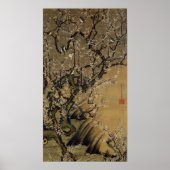動植綵絵(2)梅花小禽図, 伊藤若冲 POSTER (Vorne)